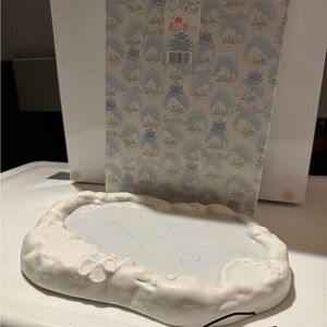 Precious moments skating pond figurine